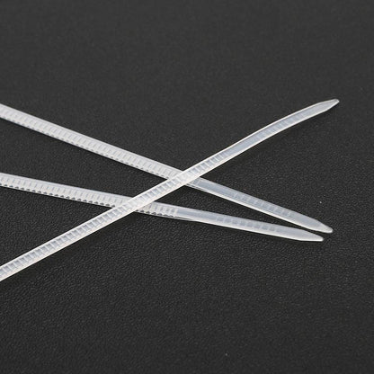 250-1000X Cable Ties Zip Ties Nylon Uv Stabilised Bulk White Clear Cable Tie - 3*150mm 500PCS V528-SIZEQTY3-150MM-500PCS20929