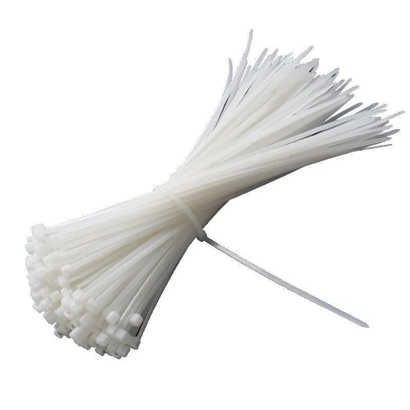 250-1000X Cable Ties Zip Ties Nylon Uv Stabilised Bulk White Clear Cable Tie - 3*150mm 500PCS V528-SIZEQTY3-150MM-500PCS20929