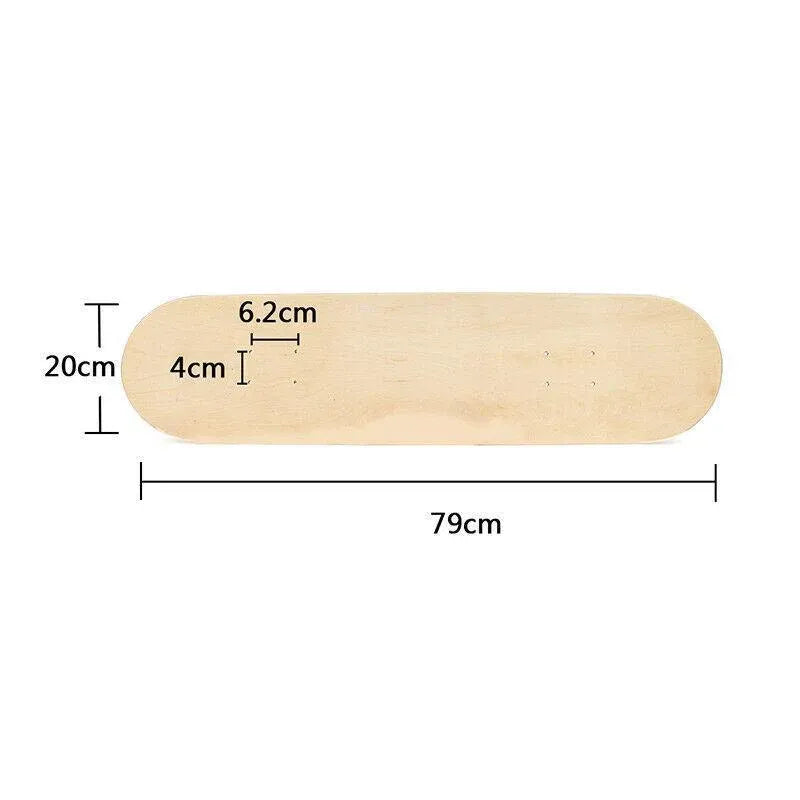 Skateboard Deck Surface Durable Non-Slip Grip Tape Replacement Board Parts V528-SKATEBOARD-WITHOUT-WHEELS-429292