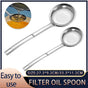 Oil Separator Spoon Mesh Fine Hole Filter Degreasing Residue Cooking Tool - Samll V528-SKIMMER-SPOON-S-815091