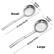 Oil Separator Spoon Mesh Fine Hole Filter Degreasing Residue Cooking Tool - Samll V528-SKIMMER-SPOON-S-815091