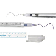 Microblading Tattoo Eyebrow Surgical Skin Marker Pen Ruler Tattoo Piercing 2Pcs V528-SKINMARKERPEN-2PCS-459972