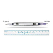 Microblading Tattoo Eyebrow Surgical Skin Marker Pen Ruler Tattoo Piercing 2Pcs V528-SKINMARKERPEN-2PCS-459972
