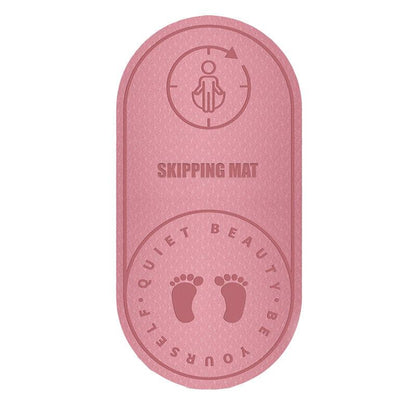 Jump Rope Mat Soundproof Shock Absorbing Mat for Indoor Fitness Yoga Floor Use - Grey V528-SKIPPING-GREY-746205