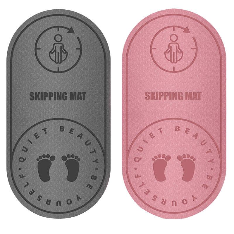 Jump Rope Mat Soundproof Shock Absorbing Mat for Indoor Fitness Yoga Floor Use - Pink V528-SKIPPING-PINK-839901