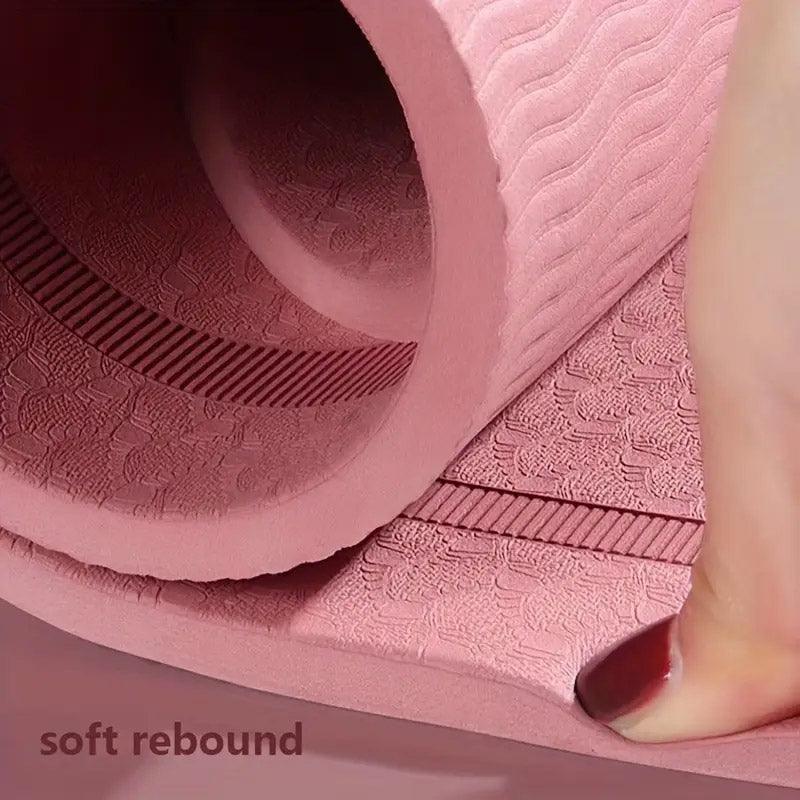 Jump Rope Mat Soundproof Shock Absorbing Mat for Indoor Fitness Yoga Floor Use - Pink V528-SKIPPING-PINK-839901