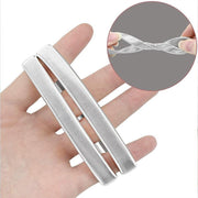 Unisex Anti-Slip Shirt Sleeve Holders Fashion Elastic Armbands Hold Ups Garter - Silver V528-SLEEVEHOLDER-SILVER2PCS-747901