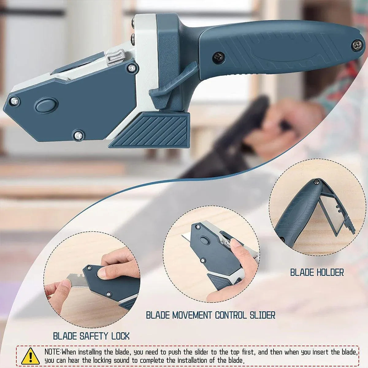 Drywall Gypsum Board Cutter Woodworking Special Knife Compasses for Decoration V528-SLICER-908889