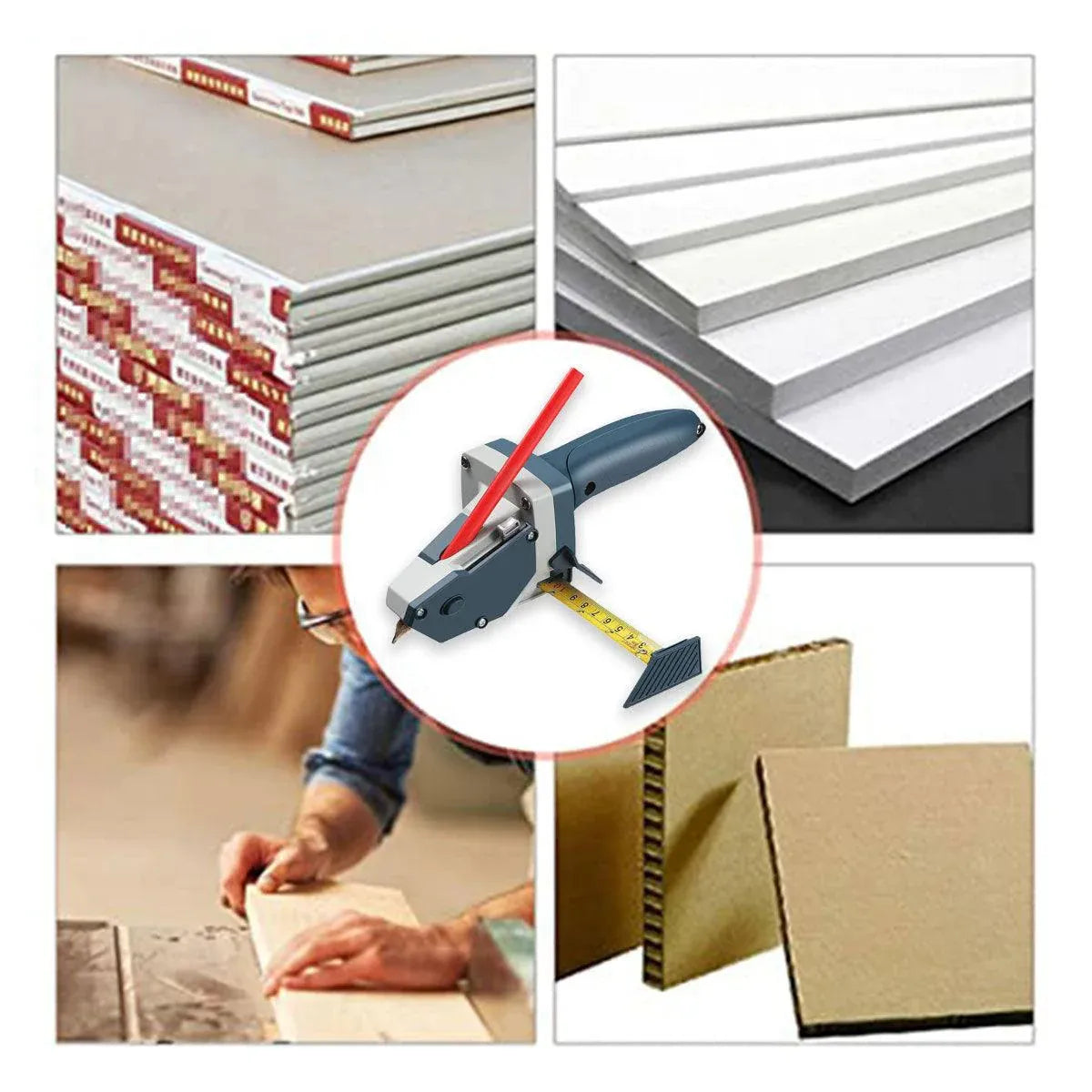 Drywall Gypsum Board Cutter Woodworking Special Knife Compasses for Decoration V528-SLICER-908889