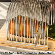 Multifunction Kitchen Bread Toast Slicer Potato Cheese Baking Cutter Divider V528-SLICER-SILVER-948200