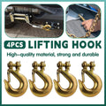4pcs Sheep Horn Grab Hooks Slide Hooks Chain Link Hooks Heavy Duty Hanging Tools V528-SLIDING-HOOK-YJHG516-4PC-529570