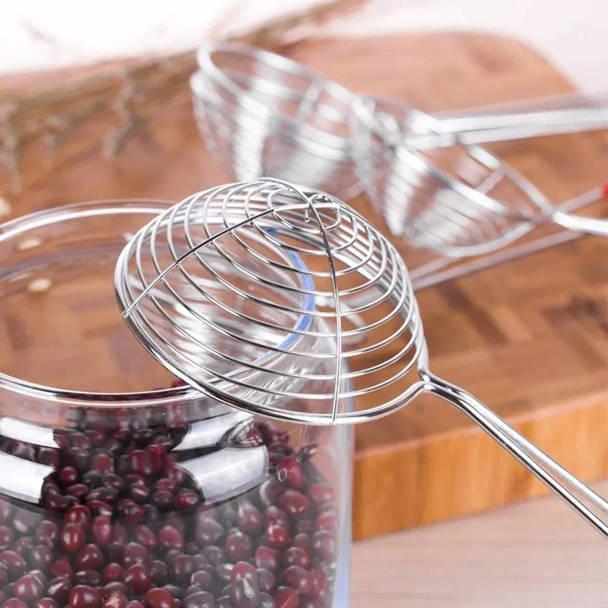 3X Stainless Steel Slotted Filter Spoon MilkTea Kitchen Tool OilSkimmer Strainer V528-SLOTTED-SPOON-3PCS-977474