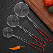 3X Stainless Steel Slotted Filter Spoon MilkTea Kitchen Tool OilSkimmer Strainer V528-SLOTTED-SPOON-3PCS-977474