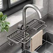 Multifunctional Faucet Shelf Kitchen Storage Sink Draining Basket Household Rack - Silver V528-SLT-SILVER-669395