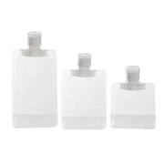 15PCS Reusable Cosmetic Travel Leakproof Pouch Set 30ml 50ml 100ml V528-SM00103-15PCS-369311