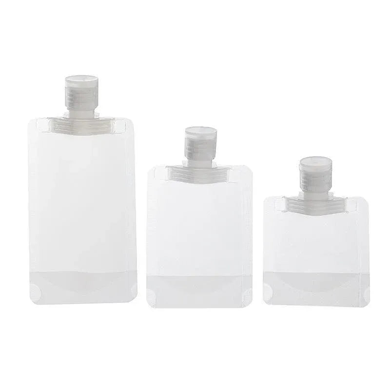 15PCS Reusable Cosmetic Travel Leakproof Pouch Set 30ml 50ml 100ml V528-SM00103-15PCS-369311