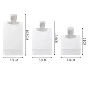 15PCS Reusable Cosmetic Travel Leakproof Pouch Set 30ml 50ml 100ml V528-SM00103-15PCS-369311