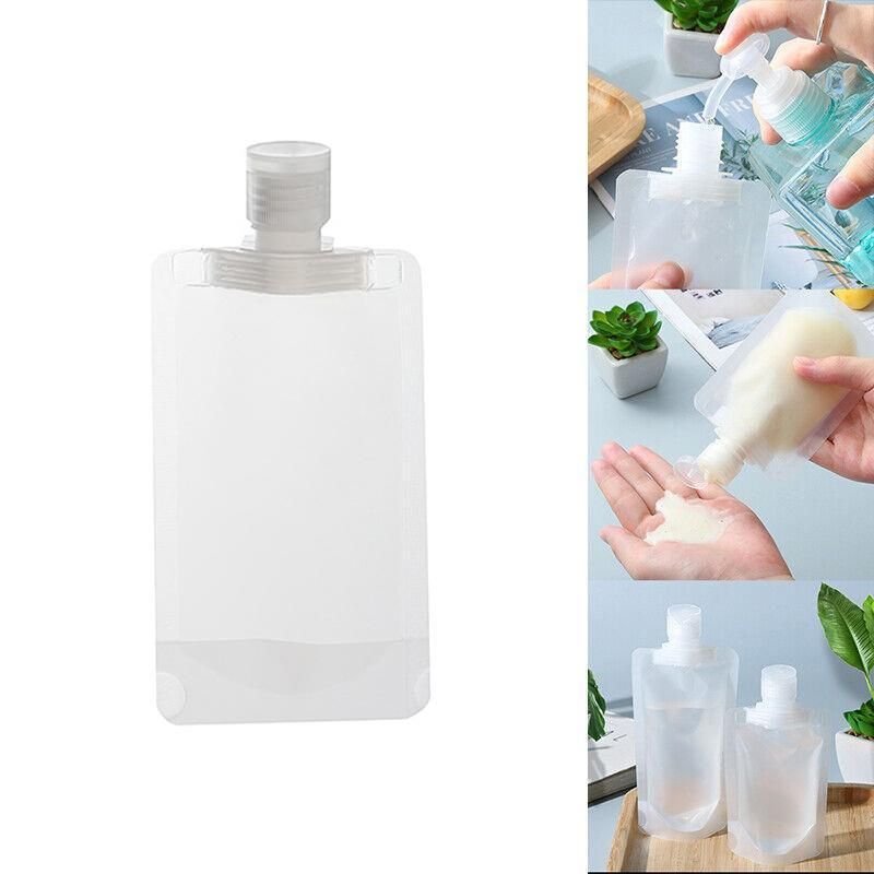 15PCS Reusable Cosmetic Travel Leakproof Pouch Set 30ml 50ml 100ml V528-SM00103-15PCS-369311