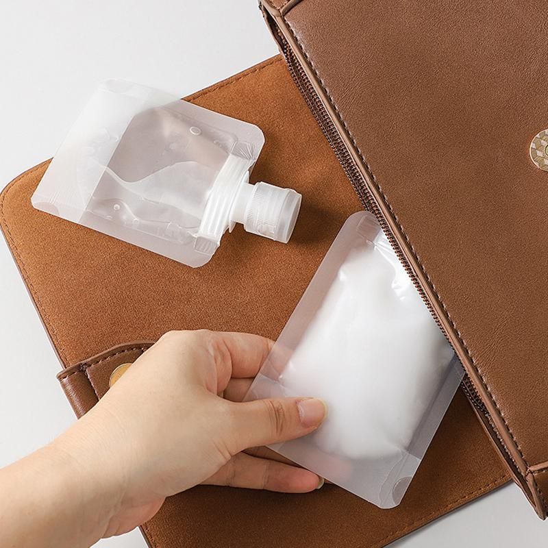 15PCS Reusable Cosmetic Travel Leakproof Pouch Set 30ml 50ml 100ml V528-SM00103-15PCS-369311