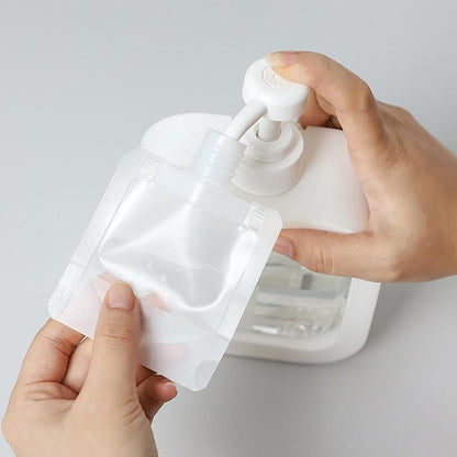 15PCS Reusable Cosmetic Travel Leakproof Pouch Set 30ml 50ml 100ml V528-SM00103-15PCS-369311