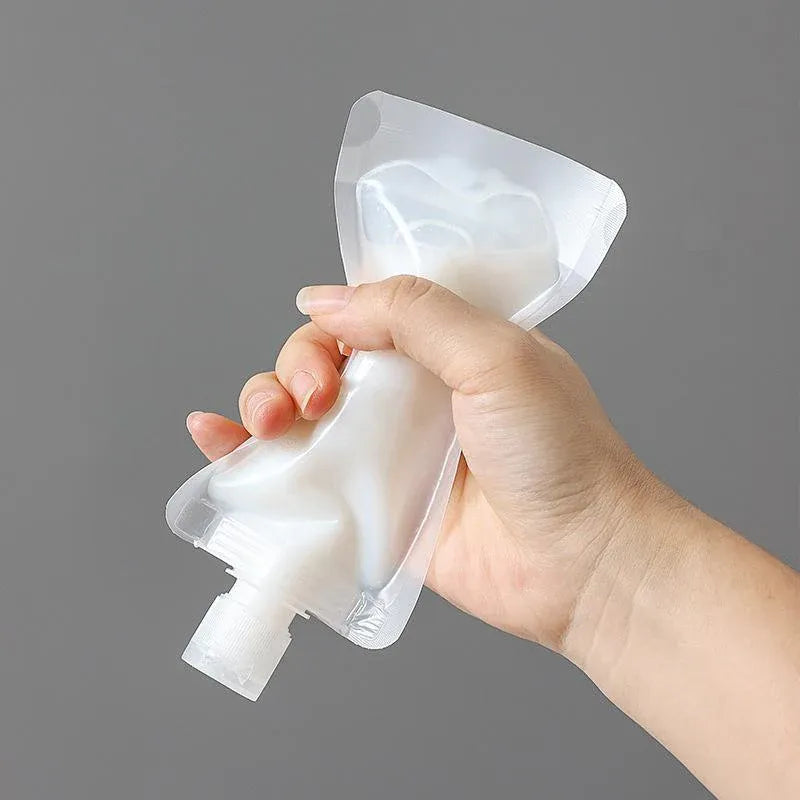 15PCS Reusable Cosmetic Travel Leakproof Pouch Set 30ml 50ml 100ml V528-SM00103-15PCS-369311