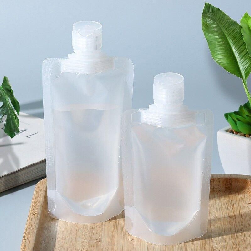 15PCS Reusable Cosmetic Travel Leakproof Pouch Set 30ml 50ml 100ml V528-SM00103-15PCS-369311