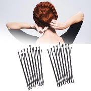 100PCS Black Bobby Pins 5cm Strong Hair Clips for Women Girls School Salon Use V528-SM00213-100PCS-STAMPS-430325