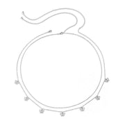 Waist Chain Tassel Butterfly Pendant Double Layer Ladies Body Chain - Gold V528-SM00296-GOLD-763379