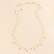 Waist Chain Tassel Butterfly Pendant Double Layer Ladies Body Chain - White V528-SM00297-WHITE-278741