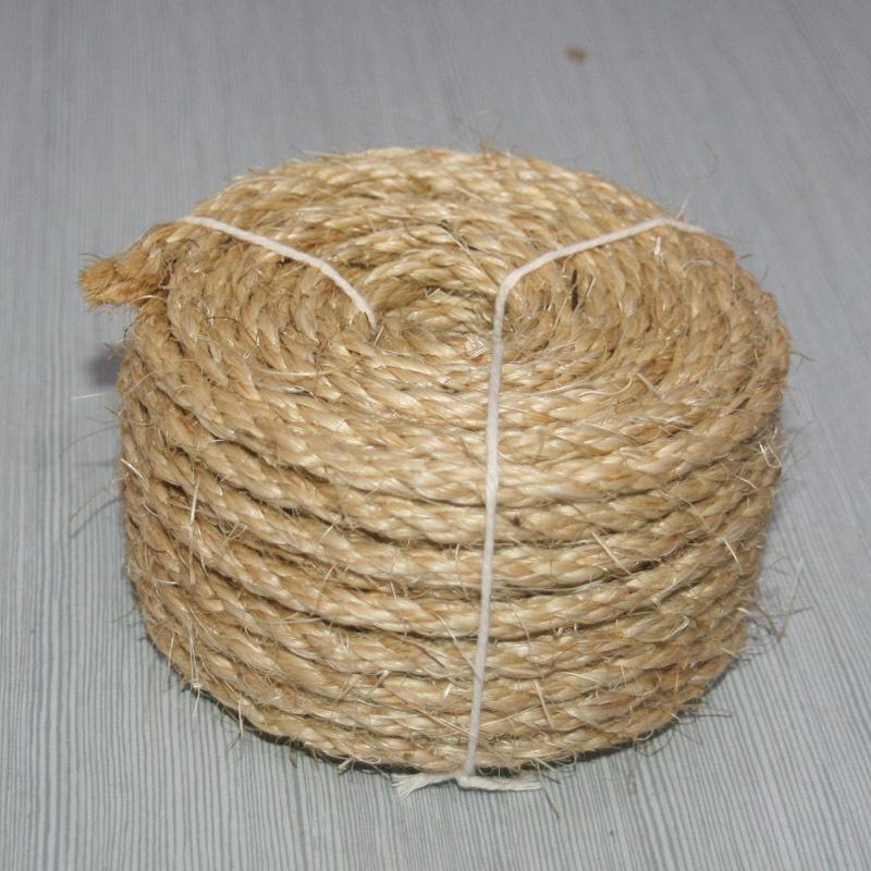 Versatile Natural Sisal Rope 6mm Thick Twine 10M-50M for Crafts - 6MM*20M V528-SM00306-6MM-20M-210946