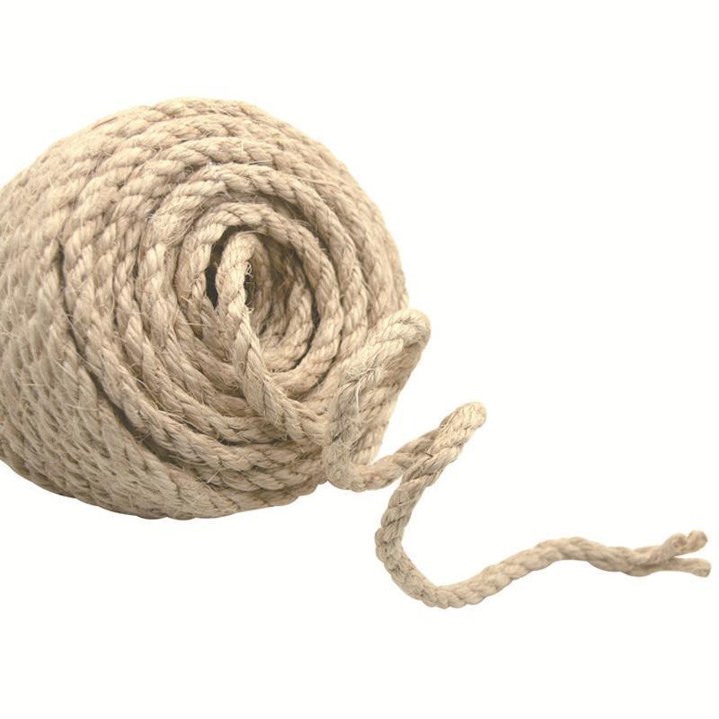 Versatile Natural Sisal Rope 6mm Thick Twine 10M-50M for Crafts - 6MM*20M V528-SM00306-6MM-20M-210946