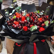 20PCS Plastic Waterproof Flower Gift Wrapping Paper Florist Bouquet Packaging - Black+Black V528-SM00315-BL-BL-874652