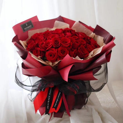 20PCS Plastic Waterproof Flower Gift Wrapping Paper Florist Bouquet Packaging - Champagne + Matcha V528-SM00317-CH-MA-686913