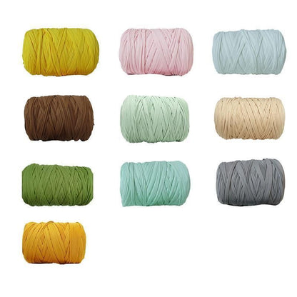 Chunky Arm Wool Yarn Knitted Soft Woolen Yarn Hand Washable Knitted Yarn for Bed - Yellow V528-SM00338-YELLOW-663441