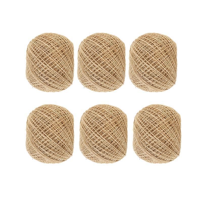 Sisal Rope Natural Jute Hemp Manila Twine String Cord 1-14mm Thick Craft DIY - 5Rolls-12MM*50M V528-SM00374-5ROLLS-12-50M-591819