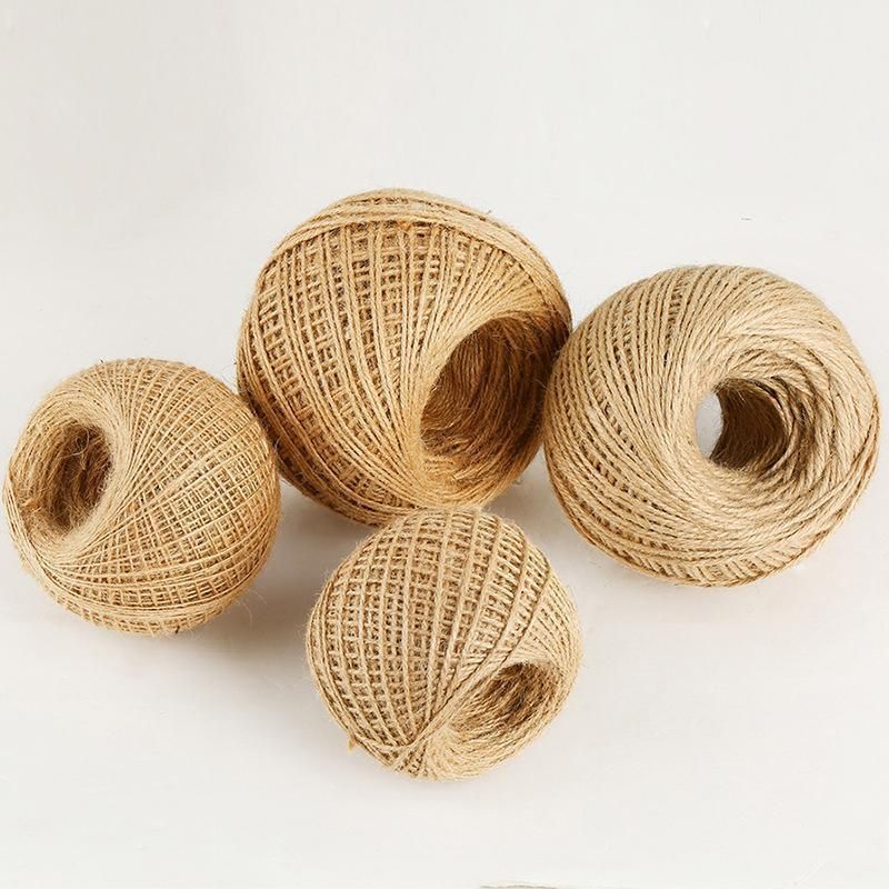 Sisal Rope Natural Jute Hemp Manila Twine String Cord 1-14mm Thick Craft DIY - 5Rolls-12MM*50M V528-SM00374-5ROLLS-12-50M-591819