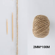 Sisal Rope Natural Jute Hemp Manila Twine String Cord 1-14mm Thick Craft DIY - 5Rolls-12MM*50M V528-SM00374-5ROLLS-12-50M-591819