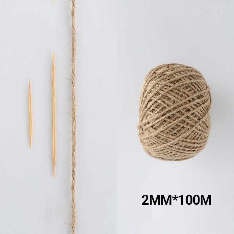 Sisal Rope Natural Jute Hemp Manila Twine String Cord 1-14mm Thick Craft DIY - 5Rolls-12MM*50M V528-SM00374-5ROLLS-12-50M-591819