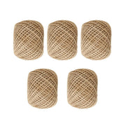Sisal Rope Natural Jute Hemp Manila Twine String Cord 1-14mm Thick Craft DIY - 5Rolls-12MM*50M V528-SM00374-5ROLLS-12-50M-591819
