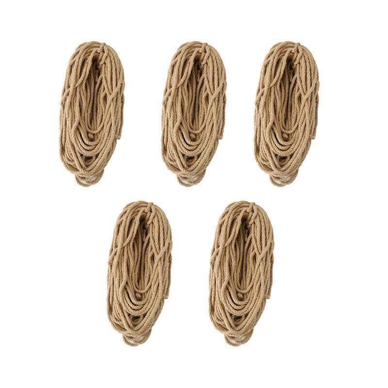 Sisal Rope Natural Jute Hemp Manila Twine String Cord 1-14mm Thick Craft DIY - 5Rolls-12MM*50M V528-SM00374-5ROLLS-12-50M-591819