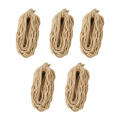 Sisal Rope Natural Jute Hemp Manila Twine String Cord 1-14mm Thick Craft DIY - 5Rolls-12MM*50M V528-SM00374-5ROLLS-12-50M-591819