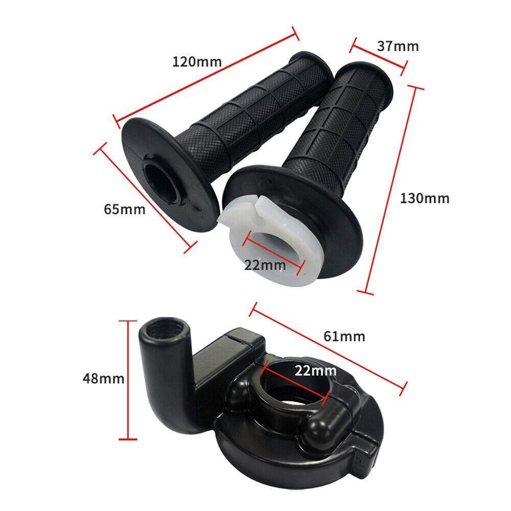 Twist Throttle Housing Hand Grip+120CM Cable 110cc 250cc PIT PRO Quad Dirt Bike V528-SM00455-1-2M-748703