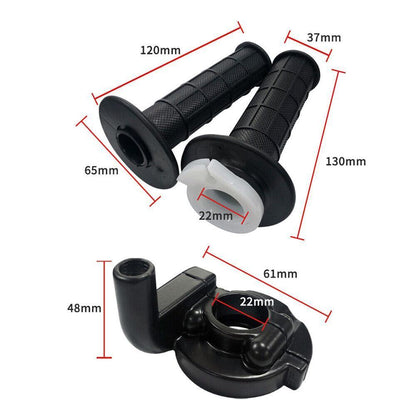 Twist Throttle Housing Hand Grip+120CM Cable 110cc 250cc PIT PRO Quad Dirt Bike V528-SM00455-1-2M-748703