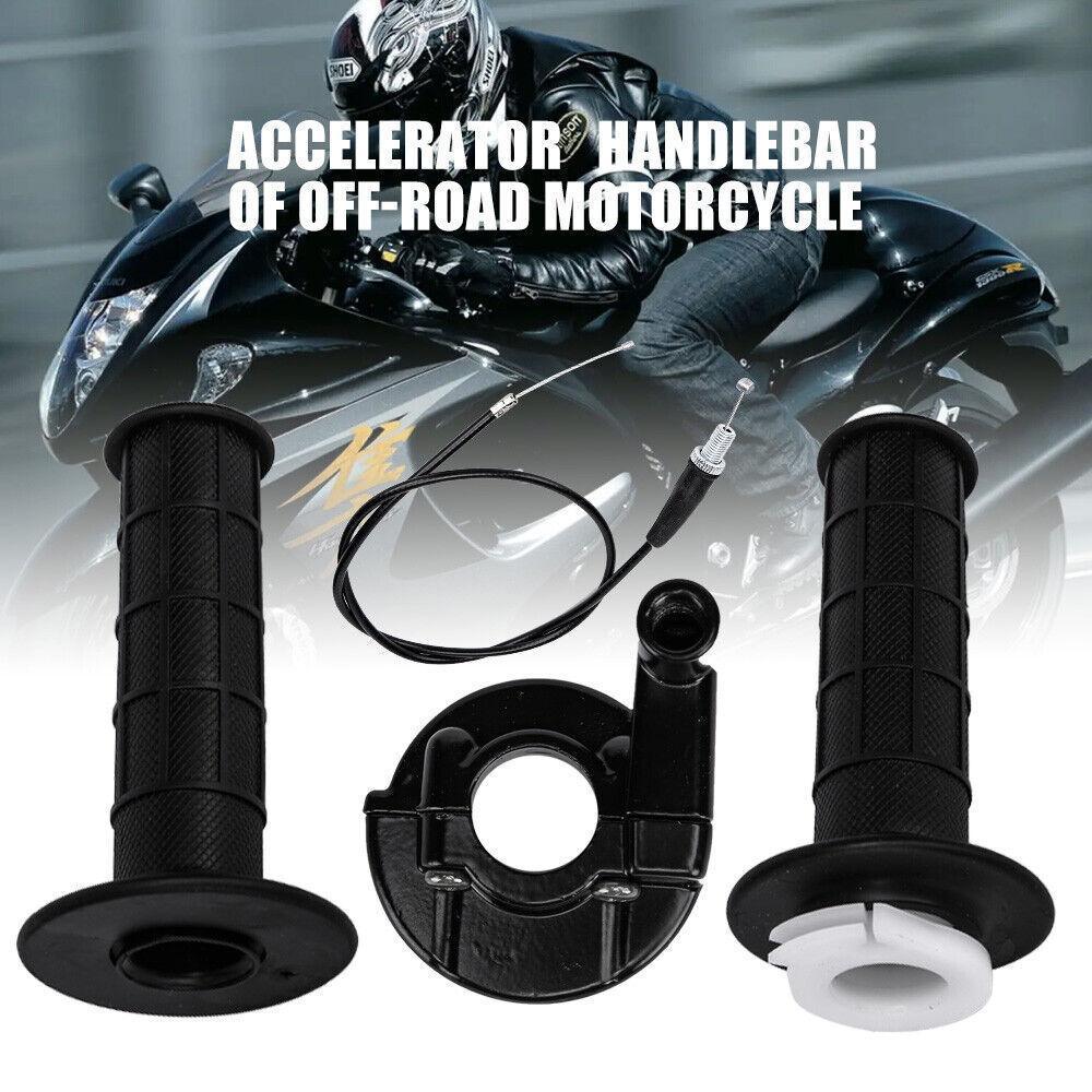 Twist Throttle Housing Hand Grip+120CM Cable 110cc 250cc PIT PRO Quad Dirt Bike V528-SM00455-1-2M-748703