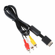 2PCS 1.8M RCA AV Cable for Sony PlayStation PS1 PS2 PS3 Audio Video Cord V528-SM00461-PS2-PS3-2PCS-558722