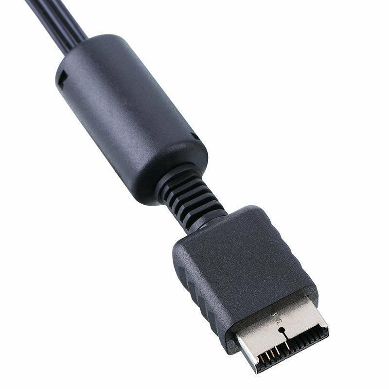 2PCS 1.8M RCA AV Cable for Sony PlayStation PS1 PS2 PS3 Audio Video Cord V528-SM00461-PS2-PS3-2PCS-558722