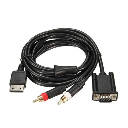 VGA High Definition Cable Box With Audio HD PAL NTSC For Sega Dreamcast Console V528-SM00468-SEGA-DC128-VGA130131