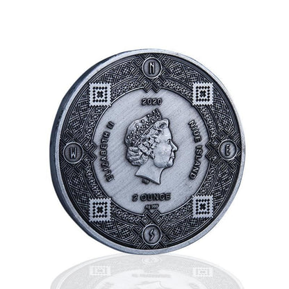 Twelve Constellations Coin Sun and Moon Challenge Medal Double-sided Embossed V528-SM00483-HOROSCOPEA-366513