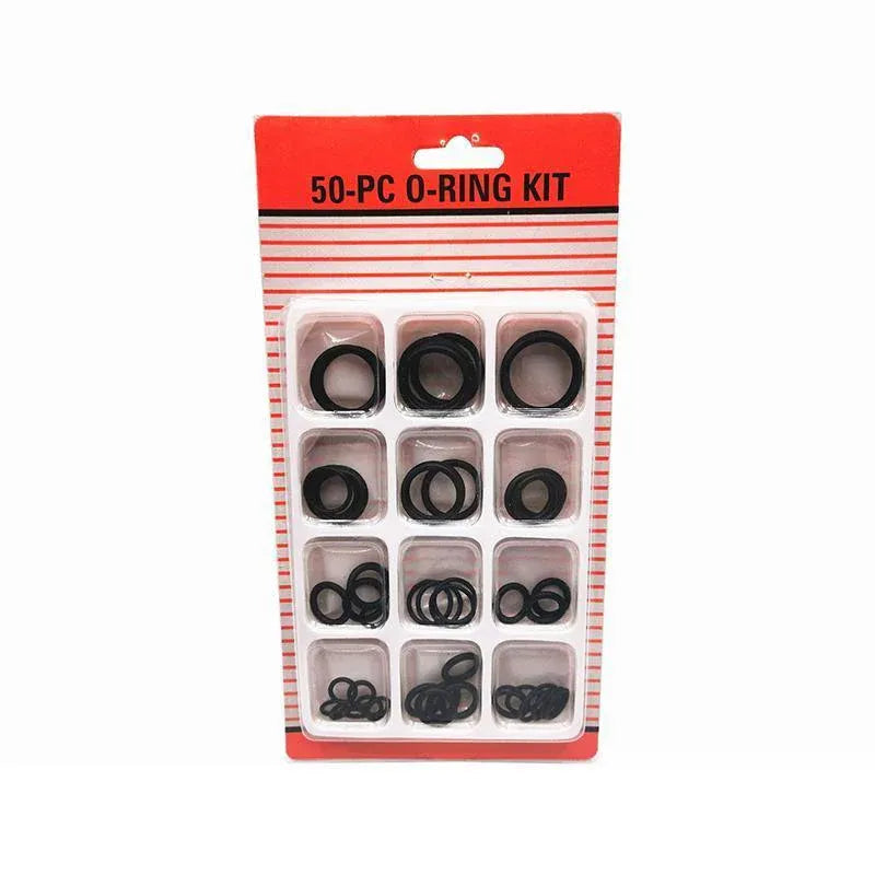 Rubber O-Ring Assortment Kit 50PC- Pack O-Rings Set Automotive Plumbing Seals V528-SM00493-50PCS-684593