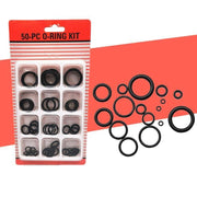 Rubber O-Ring Assortment Kit 50PC- Pack O-Rings Set Automotive Plumbing Seals V528-SM00493-50PCS-684593